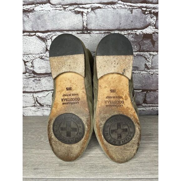 Fiorentini + Baker Goodyear Taupe Suede Side Zip Ankle Boots Women Sz 38.5EU/8M - Picture 11 of 16